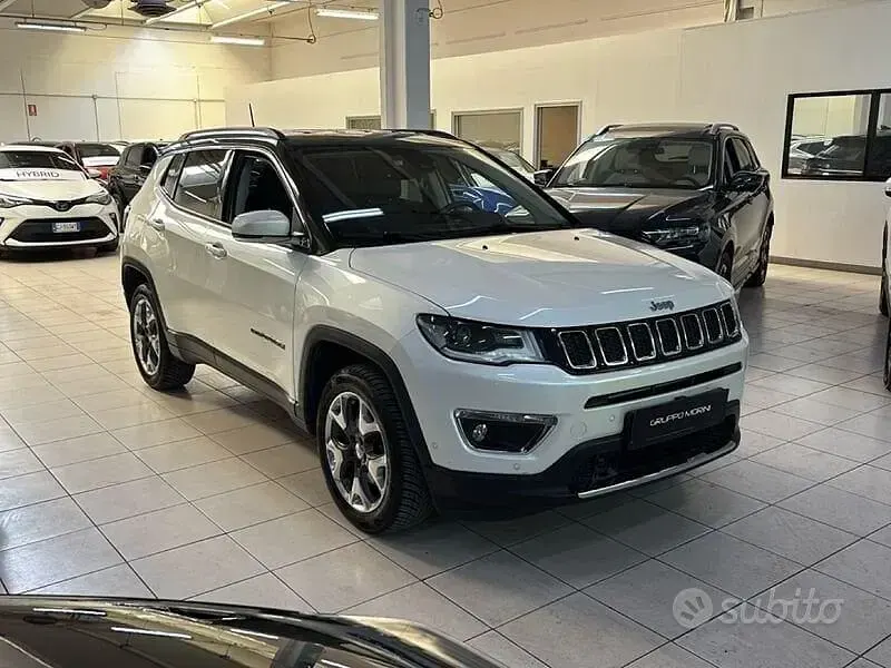 Usata Jeep Compass Limited 140 CV (102 kW) 2018 Bianco SUV