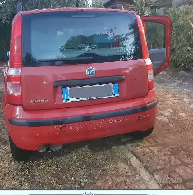 Usata Fiat Panda 60 CV (44 kW) 2004 Rosso Utilitaria
