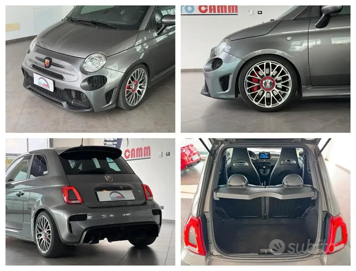 Usata Abarth 595 Turismo 159 CV (116 kW) 2016 Grigio Berlina