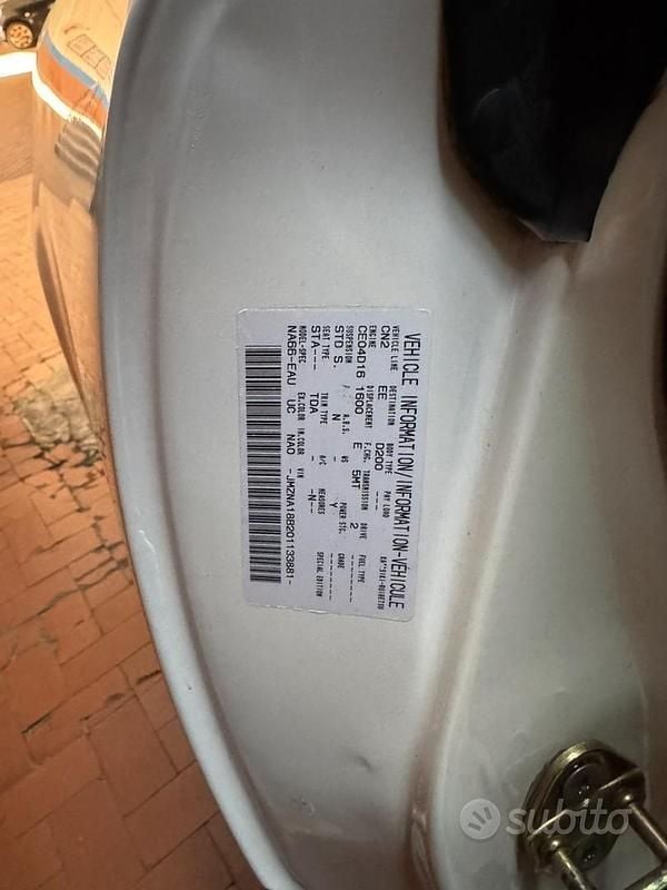 Usata Mazda MX5 116 CV (85 kW) 1993 Bianco Cabrio