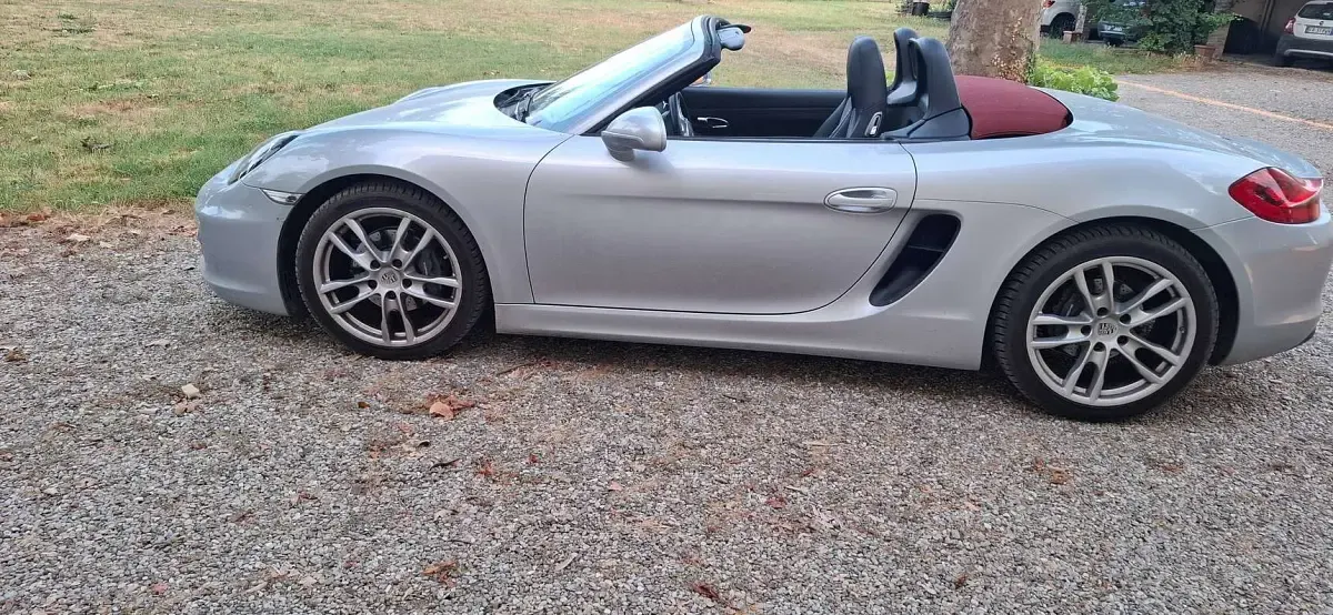 Usata Porsche Boxster 265 CV (194 kW) 2015 Argento Cabrio