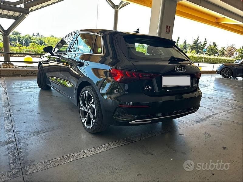 Usata Audi A3 Advanced 150 CV (110 kW) 2022 Nero Berlina