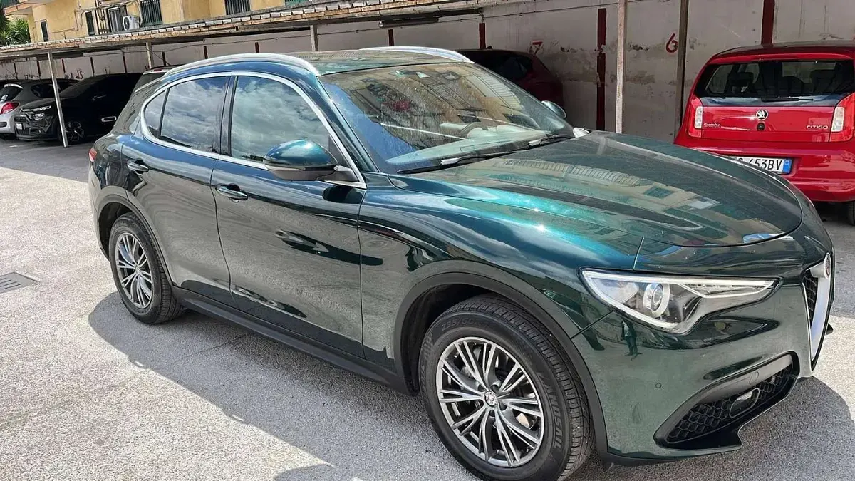 Usata Alfa Romeo Stelvio Business 190 CV (139 kW) 2019 Verde SUV