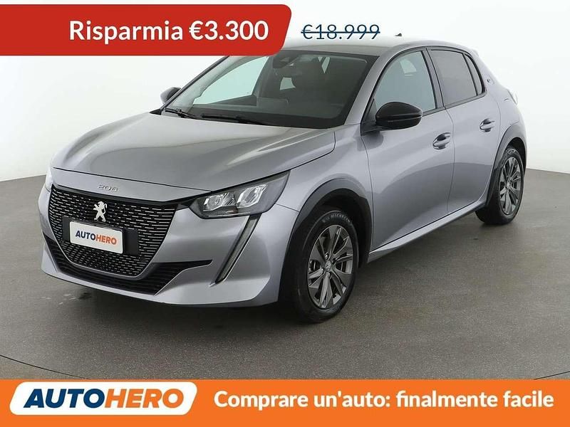 Usata Peugeot e-208 Active 56 kW (77 CV) 2023 Grigio Utilitaria
