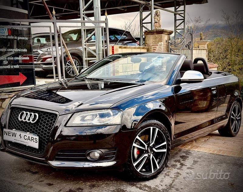 Usata Audi A3 Cabriolet Ambition 125 CV (91 kW) 2008 Nero Cabrio