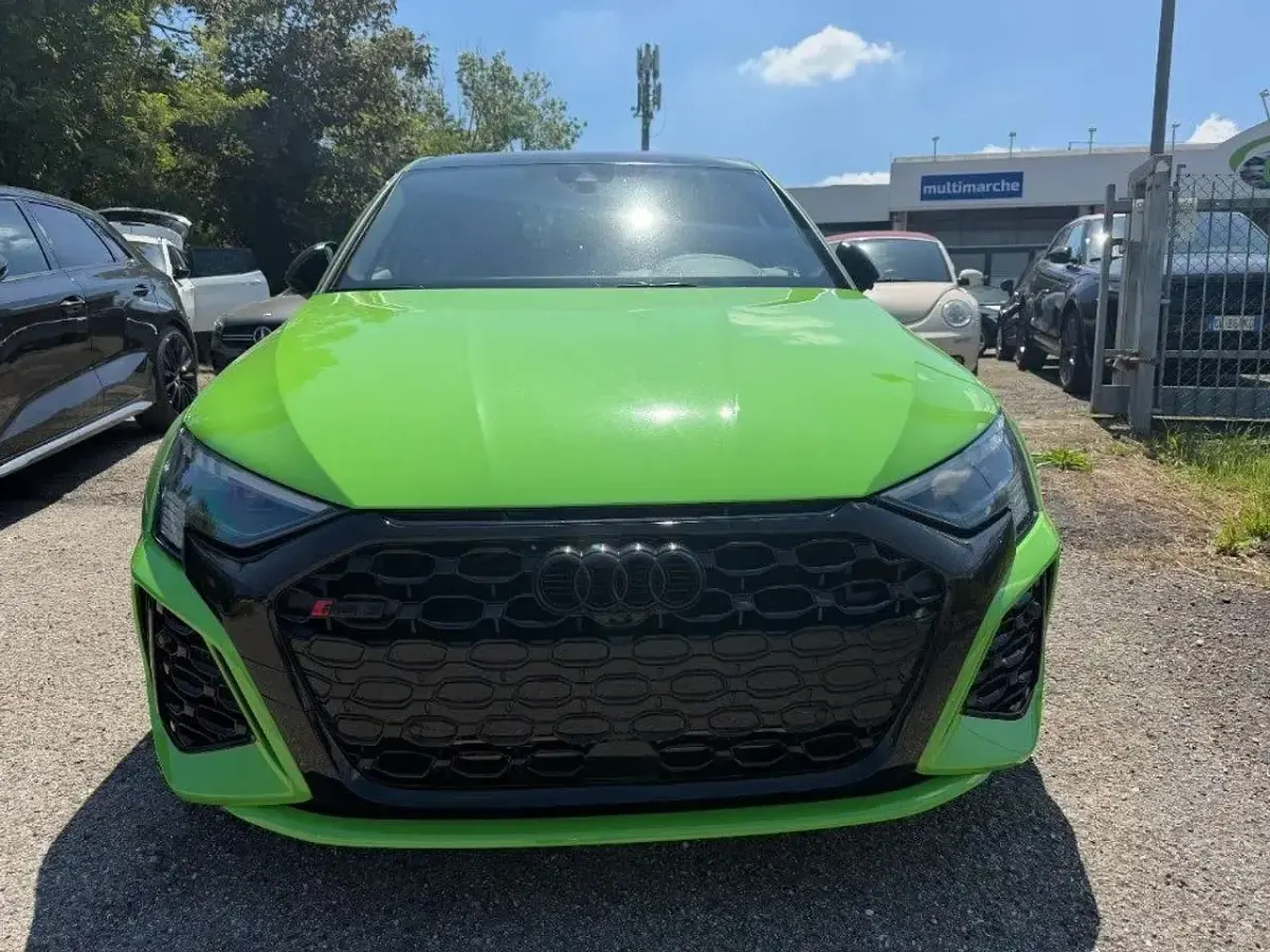 Usata Audi RS3 400 CV (294 kW) 2022 Verde Berlina