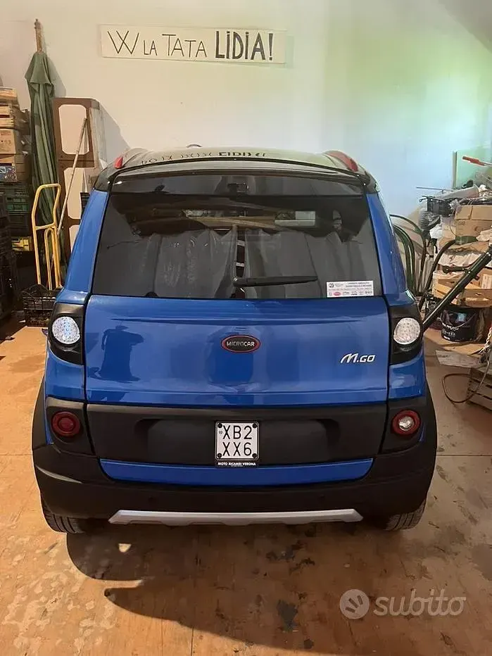 Usata Microcar M.Go 2020 Bluazzurro Utilitaria