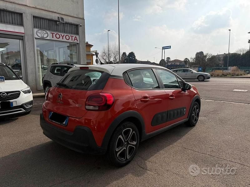 Usata Citroën C3 Feel 82 CV (60 kW) 2017 Arancione Berlina