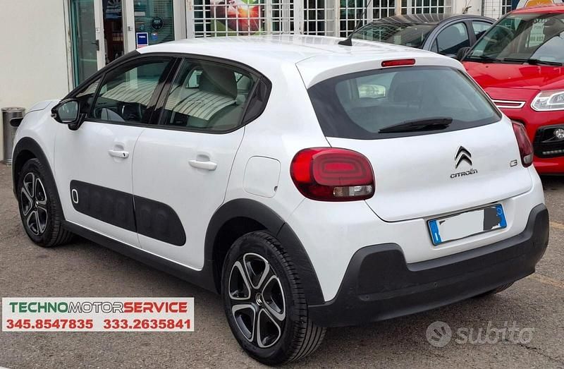 Usata Citroën C3 82 CV (60 kW) 2020 Bianco Utilitaria