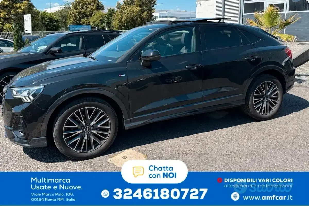 Usata Audi Q3 Sportback S-Line 150 CV (110 kW) 2023 Nero SUV