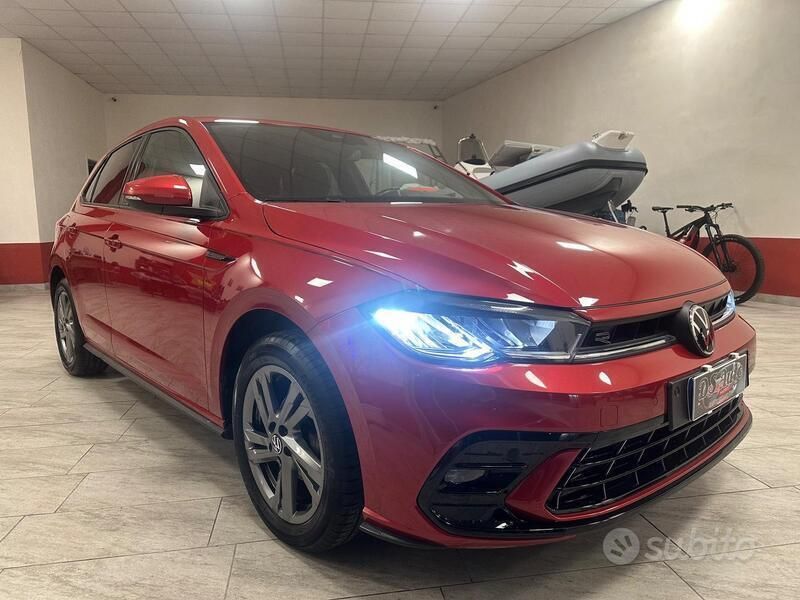Bianco Usata 2022 VW Polo R-line Berlina | 18.500 € (Cara) - Immagine 1/4