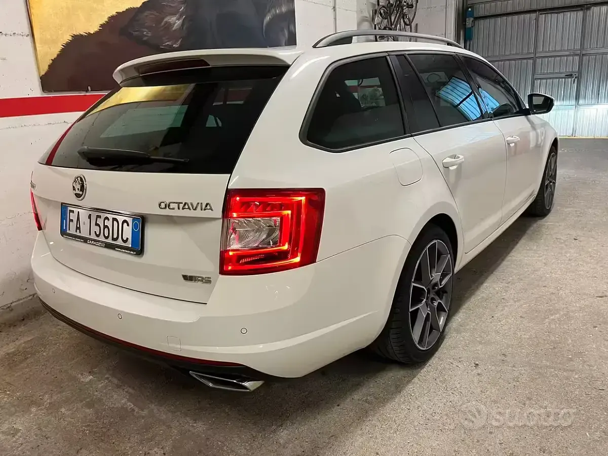 Usata Skoda Octavia RS 184 CV (135 kW) 2015 Bianco Station wagon