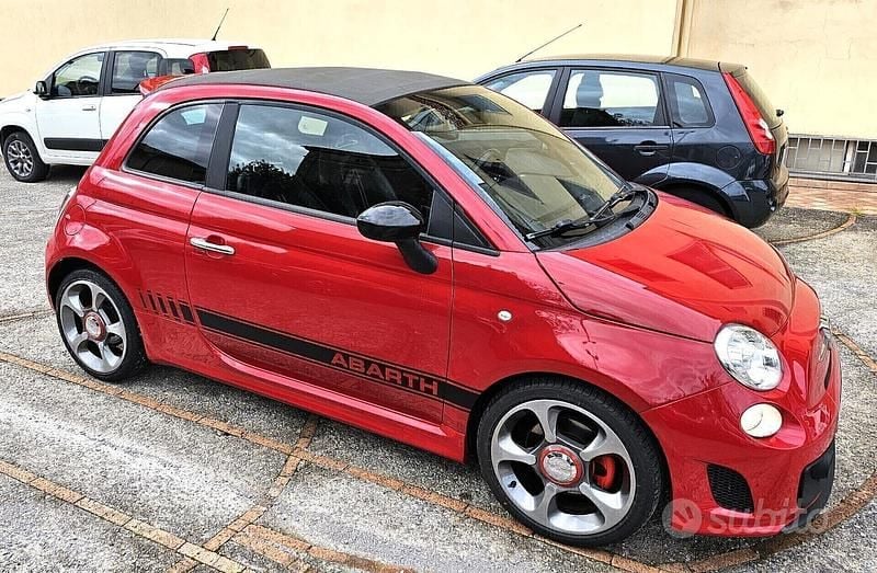 Usata Abarth 500C 140 CV (102 kW) 2011 Rosso Cabrio