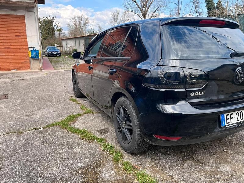 Usata VW Golf VI 2010 Nero Utilitaria