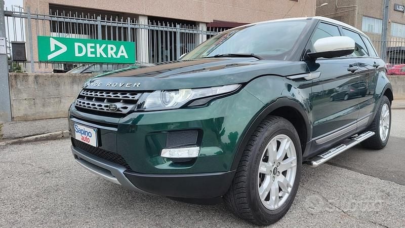 Verde Usata 2013 Land Rover Range Rover evoque Prestige Station wagon | 13.900 € (Buon prezzo) - Immagine 1/4
