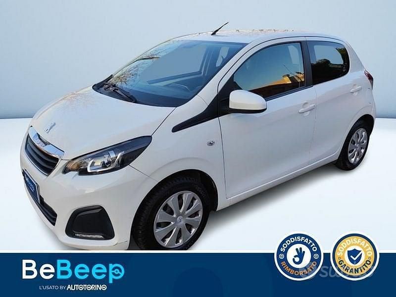 Usata Peugeot 108 Active 82 CV (60 kW) 2014 Bianco pastello Berlina