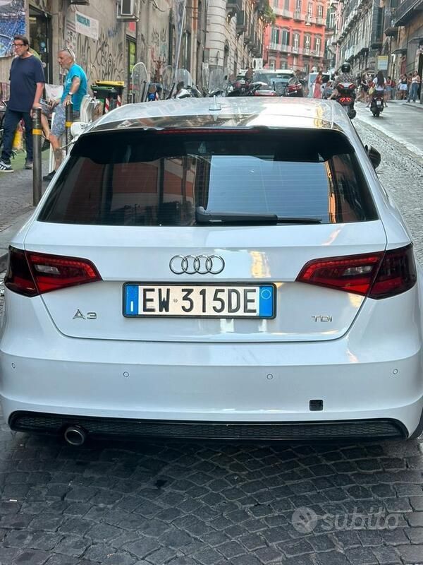 Usata Audi A3 2014 Bianco Berlina