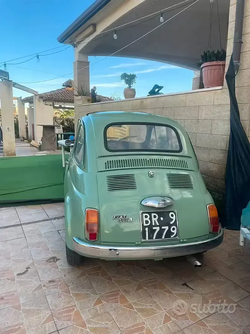 Usata Fiat 500 1970 Verde Utilitaria