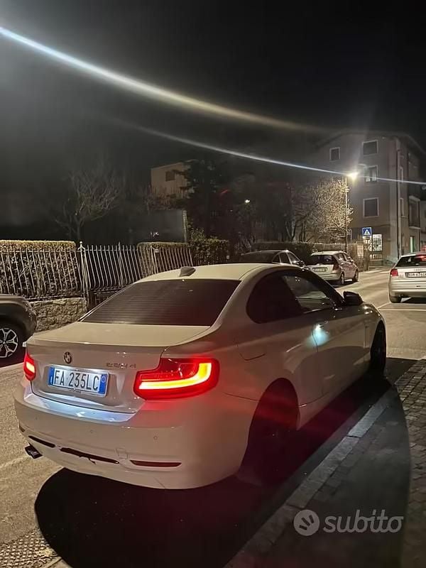 Usata BMW 220 M Sport 2015 Bianco Coupé