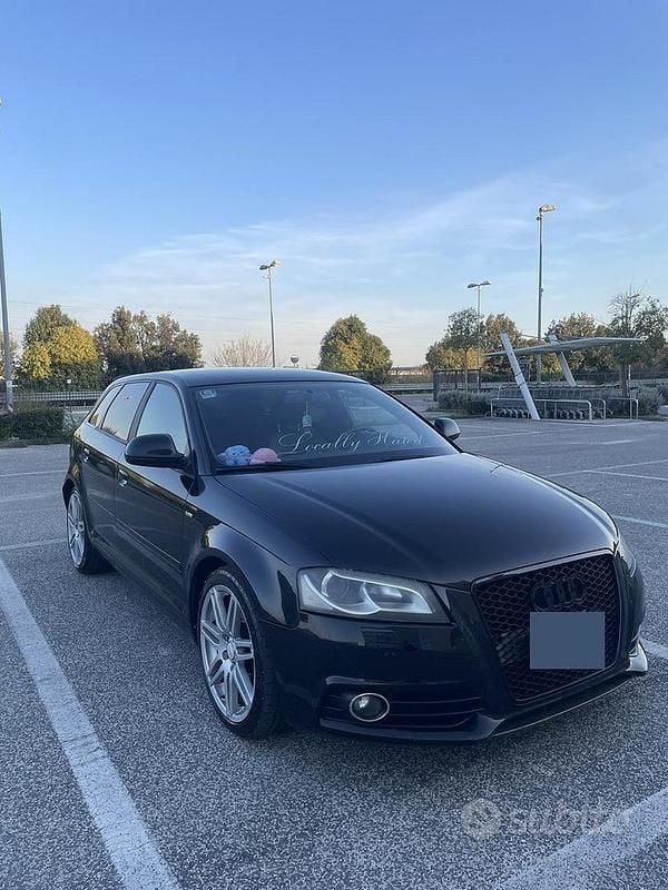Usata Audi A3 Ambition 170 CV (125 kW) 2010 Nero Utilitaria