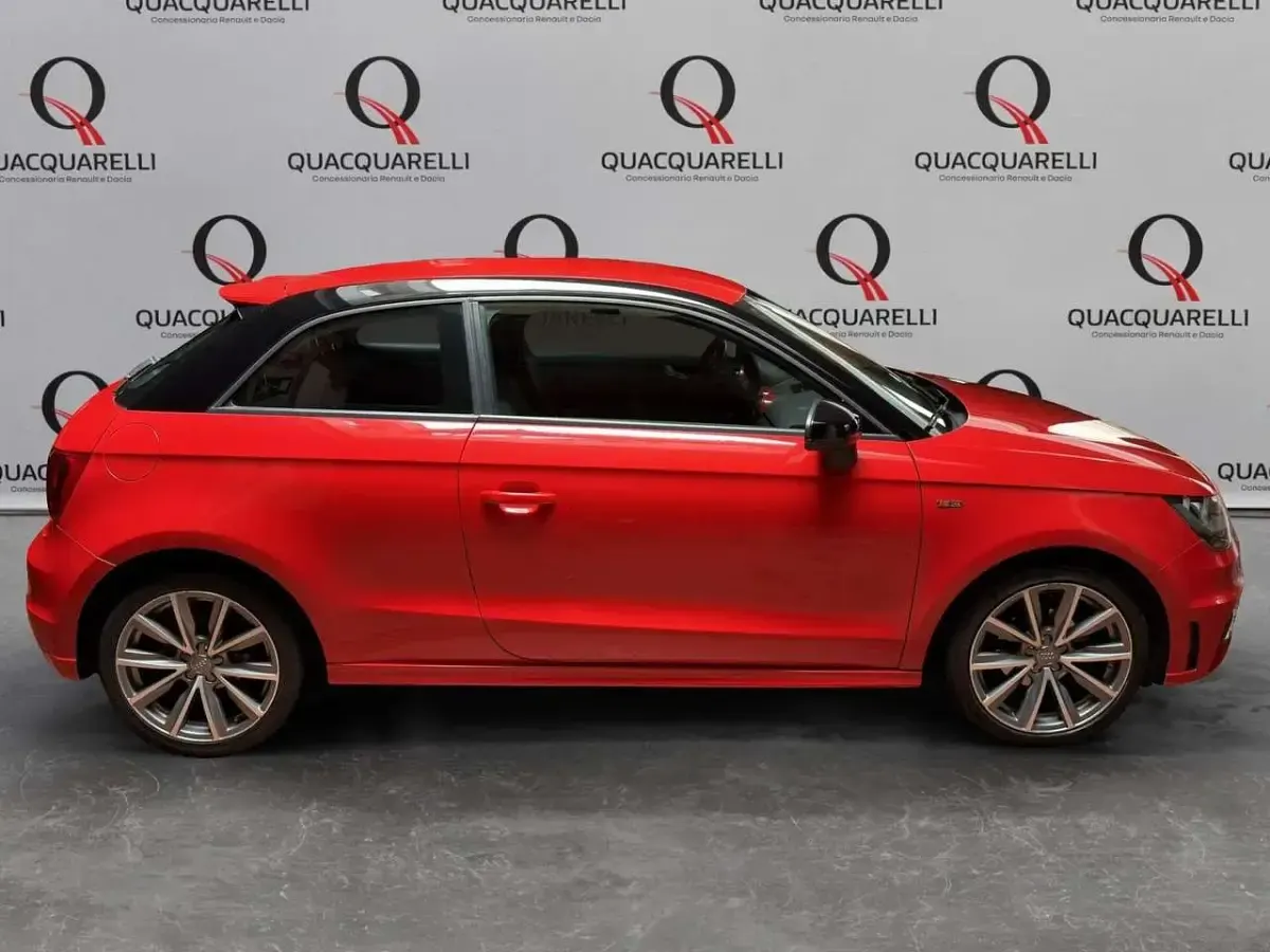 Usata Audi A1 S-Line 90 CV (66 kW) 2014 Rosso Utilitaria