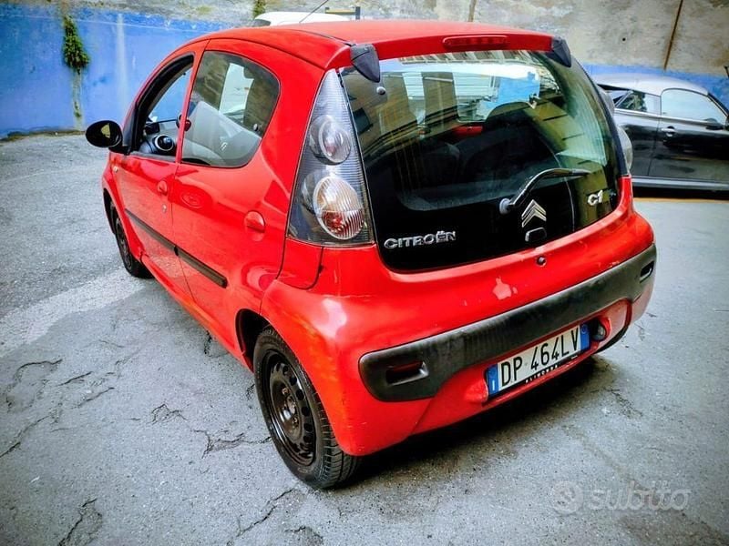 Usata Citroën C1 55 CV (40 kW) 2008 Rosso Utilitaria