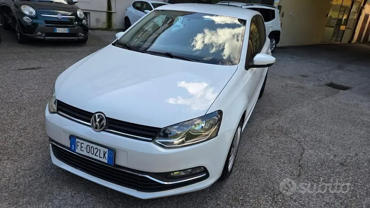 Usata VW Polo Business 90 CV (66 kW) 2016 Bianco Berlina
