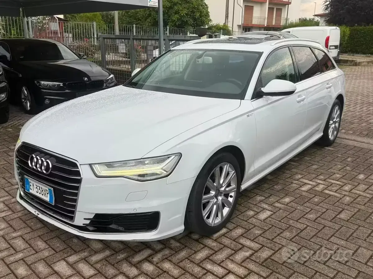 Usata Audi A6 S-line plus 190 CV (139 kW) 2015 Bianco Station wagon