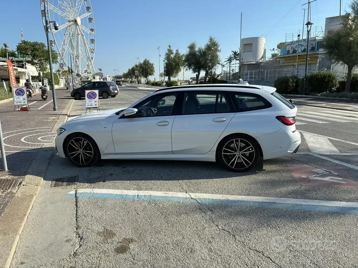 Usata BMW 330 M Sport 265 CV (194 kW) 2019 Bianco Station wagon