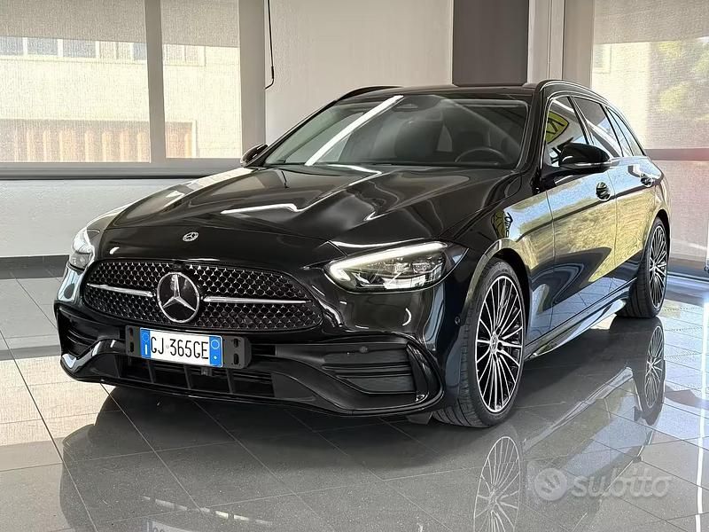 Usata Mercedes C220 Premium 220 CV (161 kW) 2022 Nero Station wagon