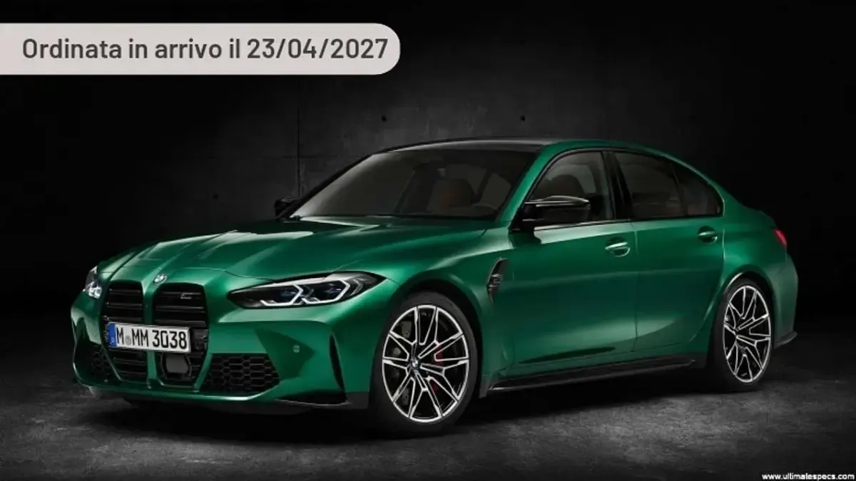 Begagnad BMW M3 Efficient Dynamics 480 HK (353 kW) 2024 Silver Sedan