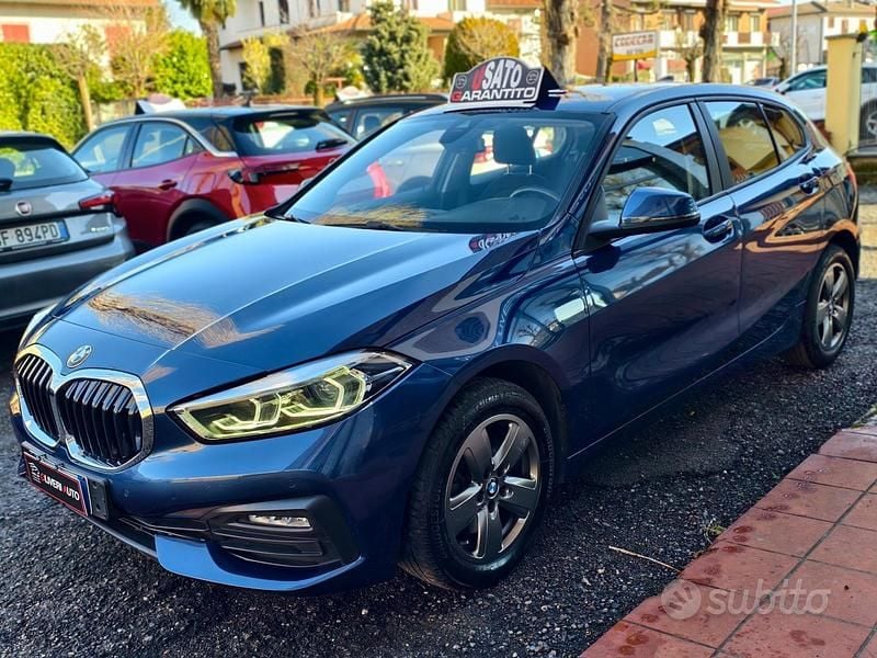 Usata BMW 118 Advantage 136 CV (100 kW) 2022 Blu Utilitaria
