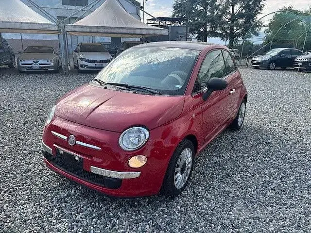 Usata Fiat 500 Lounge 69 CV (50 kW) 2009 Rosso Cabrio