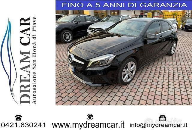 Usata Mercedes A200 Premium 136 CV (100 kW) 2017 Nero Berlina