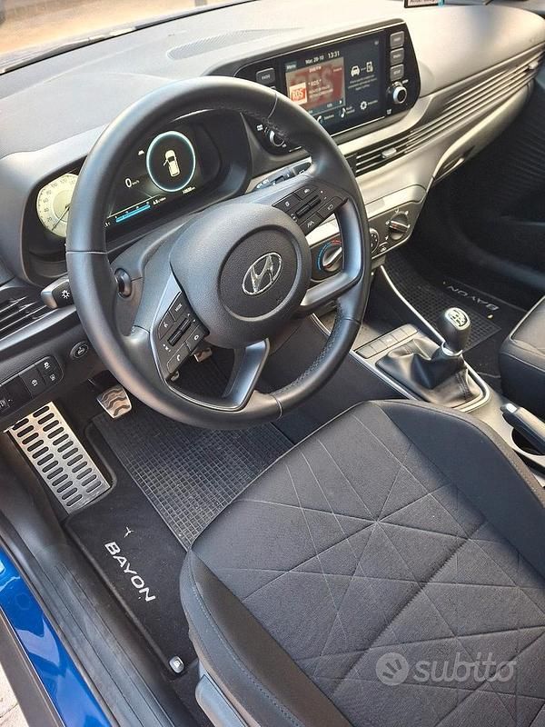Usata Hyundai Bayon 84 CV (61 kW) 2024 Blu/azzurro SUV