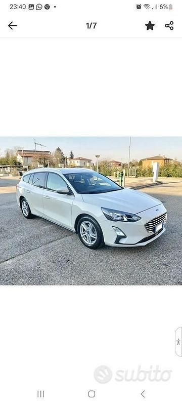Usata Ford Focus 100 CV (73 kW) 2019 Bianco Station wagon