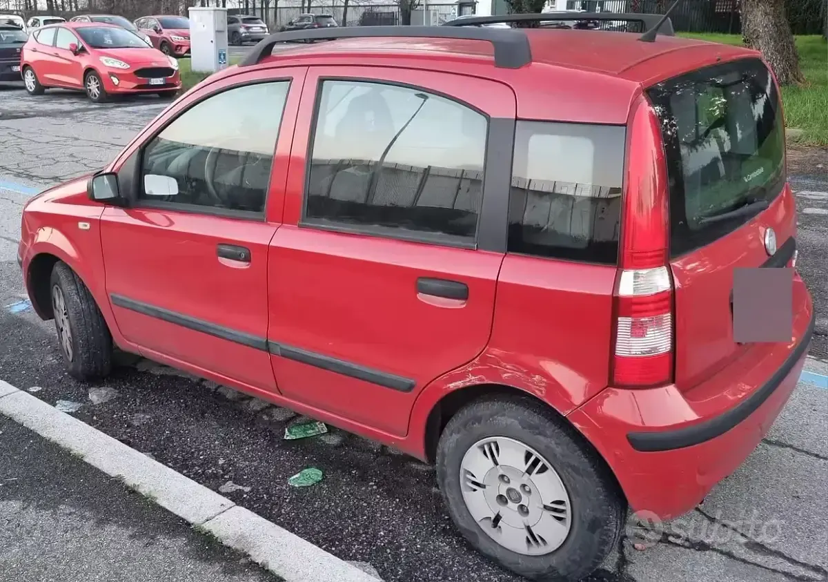 Usata Fiat Panda 60 CV (44 kW) 2007 Rosso Utilitaria