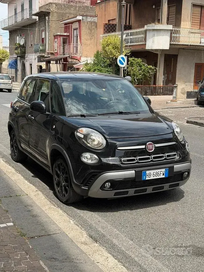 Usata Fiat 500L Cross 95 CV (69 kW) 2021 Nero Monovolume