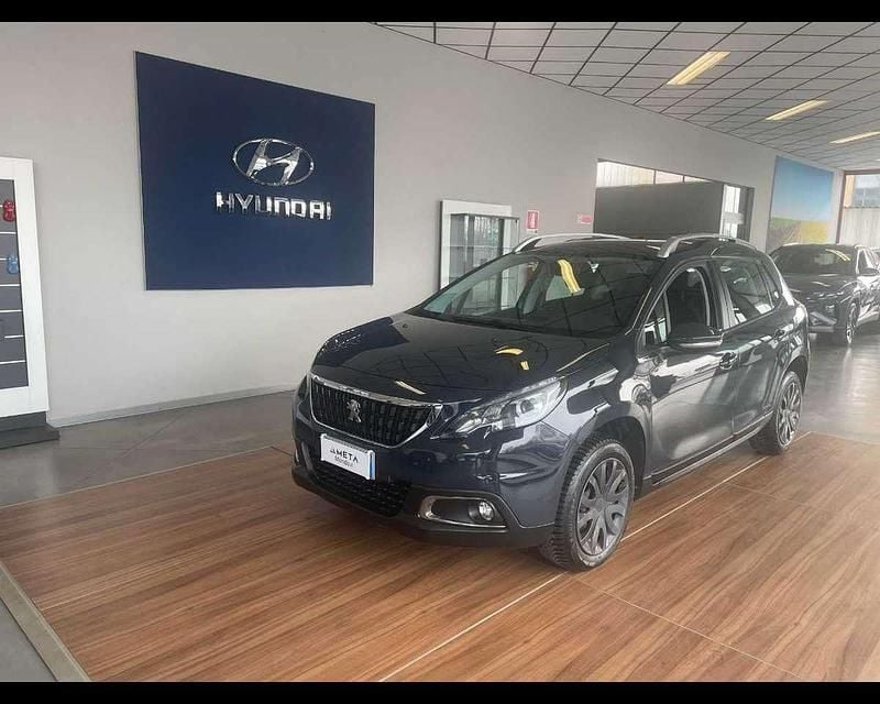 Usata Peugeot 2008 Access 75 CV (55 kW) 2018 Blu SUV