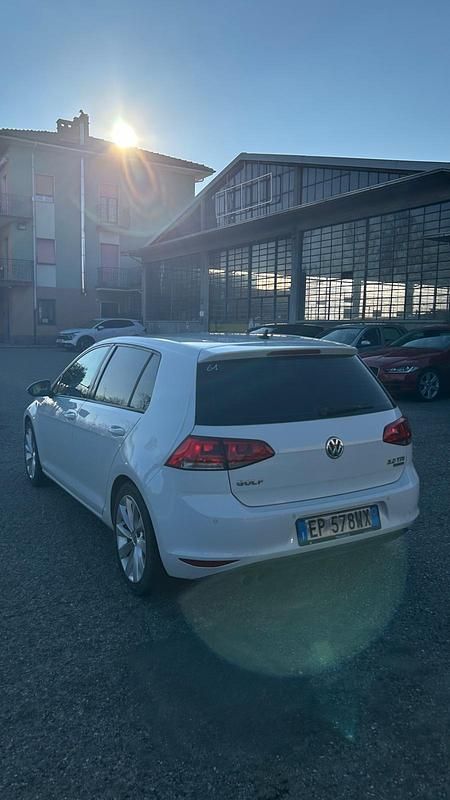 Usata VW Golf VII Highline 149 CV (109 kW) 2013 Bianco Berlina