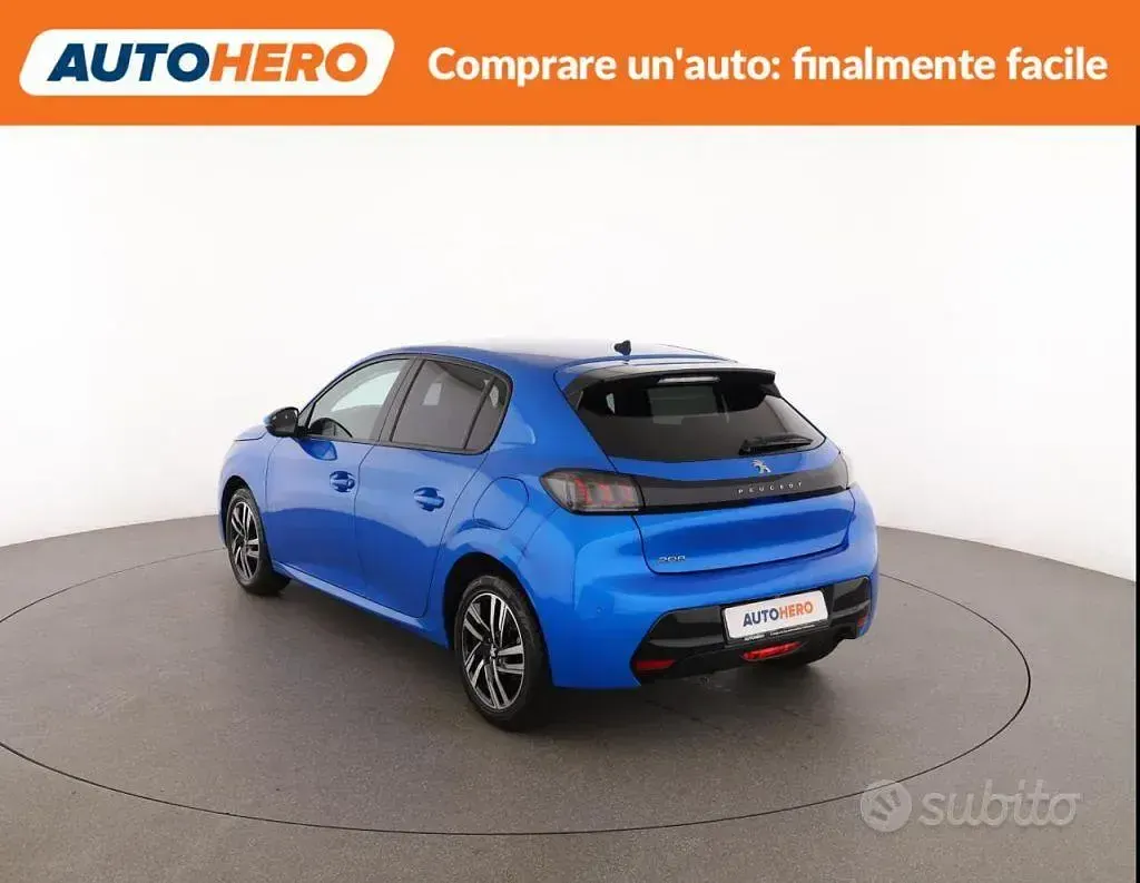 Usata Peugeot 208 Allure 101 CV (74 kW) 2021 Blu Utilitaria