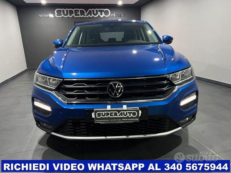 Usata VW T-Roc Advance 150 CV (110 kW) 2022 Blu SUV