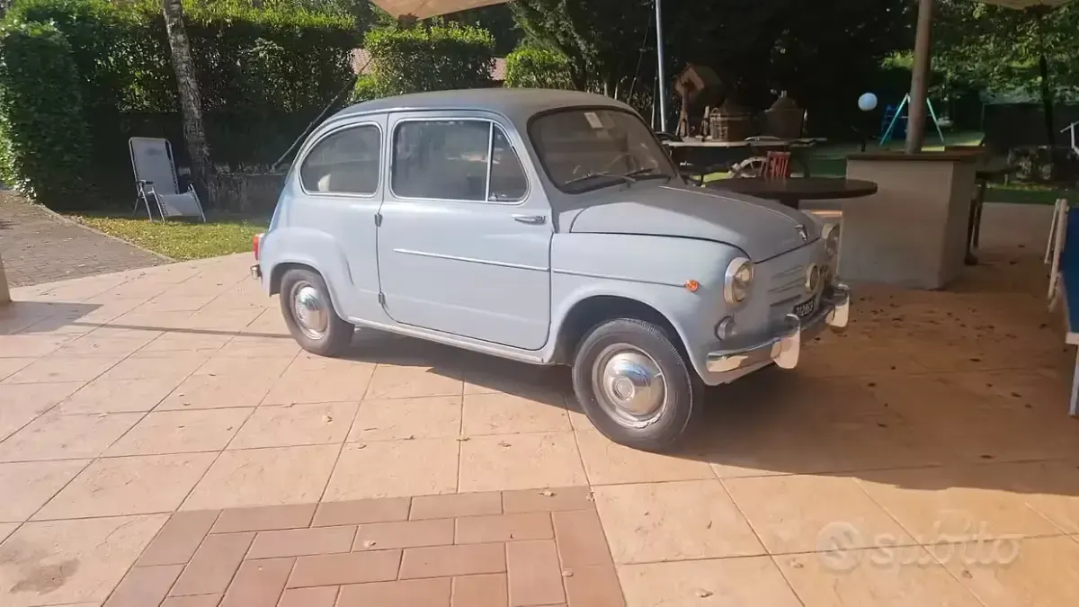 Usata Fiat 600 24 CV (17 kW) 1970 Blu Berlina