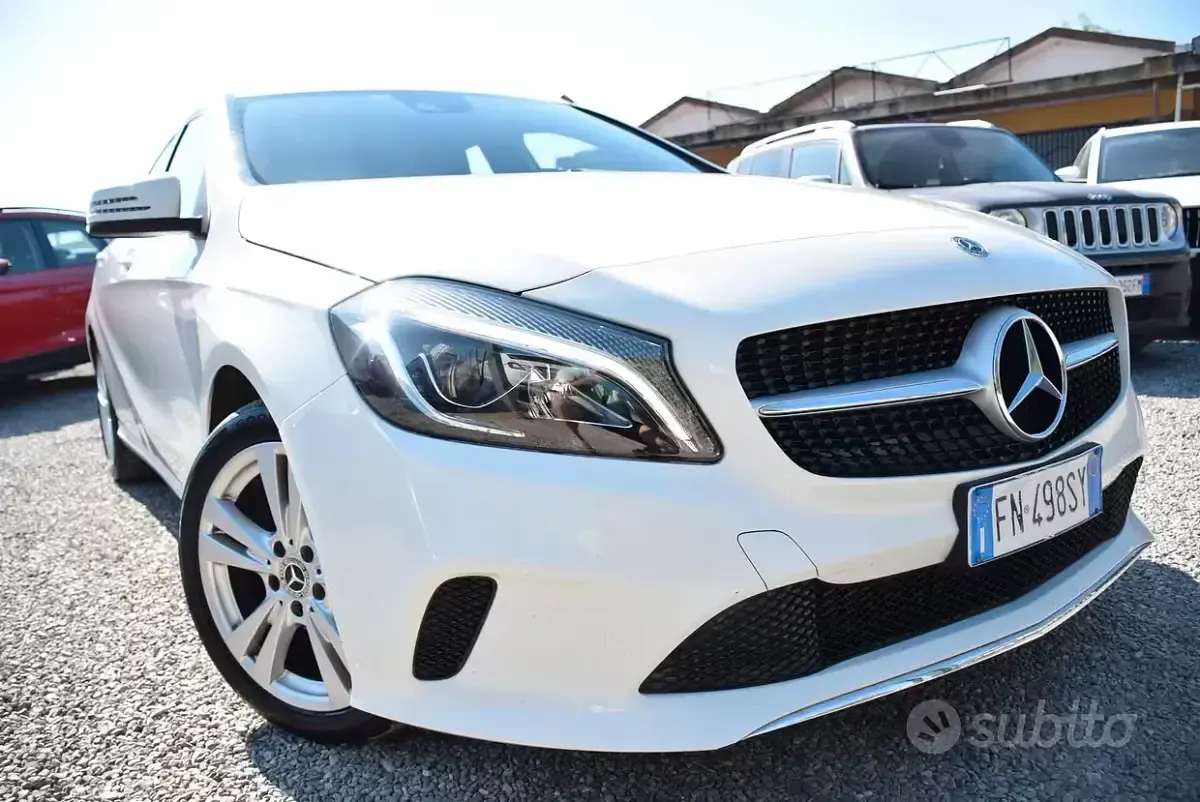 Usata Mercedes A180 109 CV (80 kW) 2018 Bianco Berlina