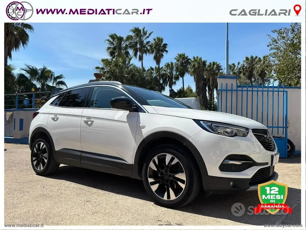 Usata Opel Grandland X S 131 CV (96 kW) 2020 Bianco SUV