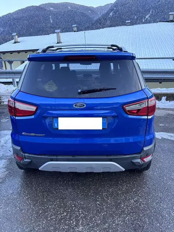 Second-hand Ford Ecosport 95 CP (69 kW) 2017 Albastru SUV