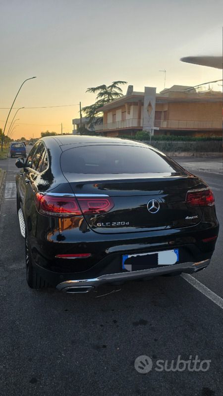 Usata Mercedes GLC220 194 CV (142 kW) 2021 Nero Coupé