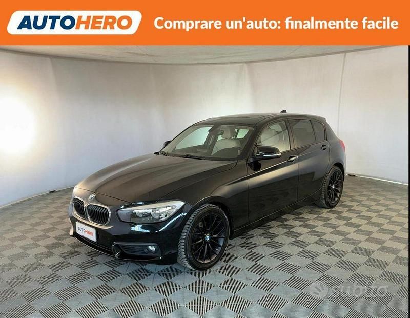 Usata BMW 118 Advantage 136 CV (100 kW) 2017 Nero Utilitaria
