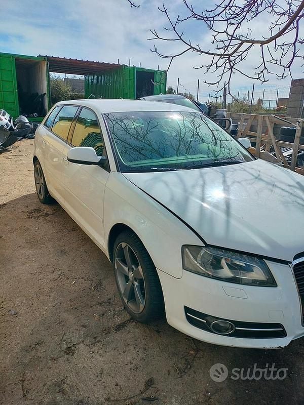 Usata Audi A3 170 CV (125 kW) 2010 Bianco Utilitaria