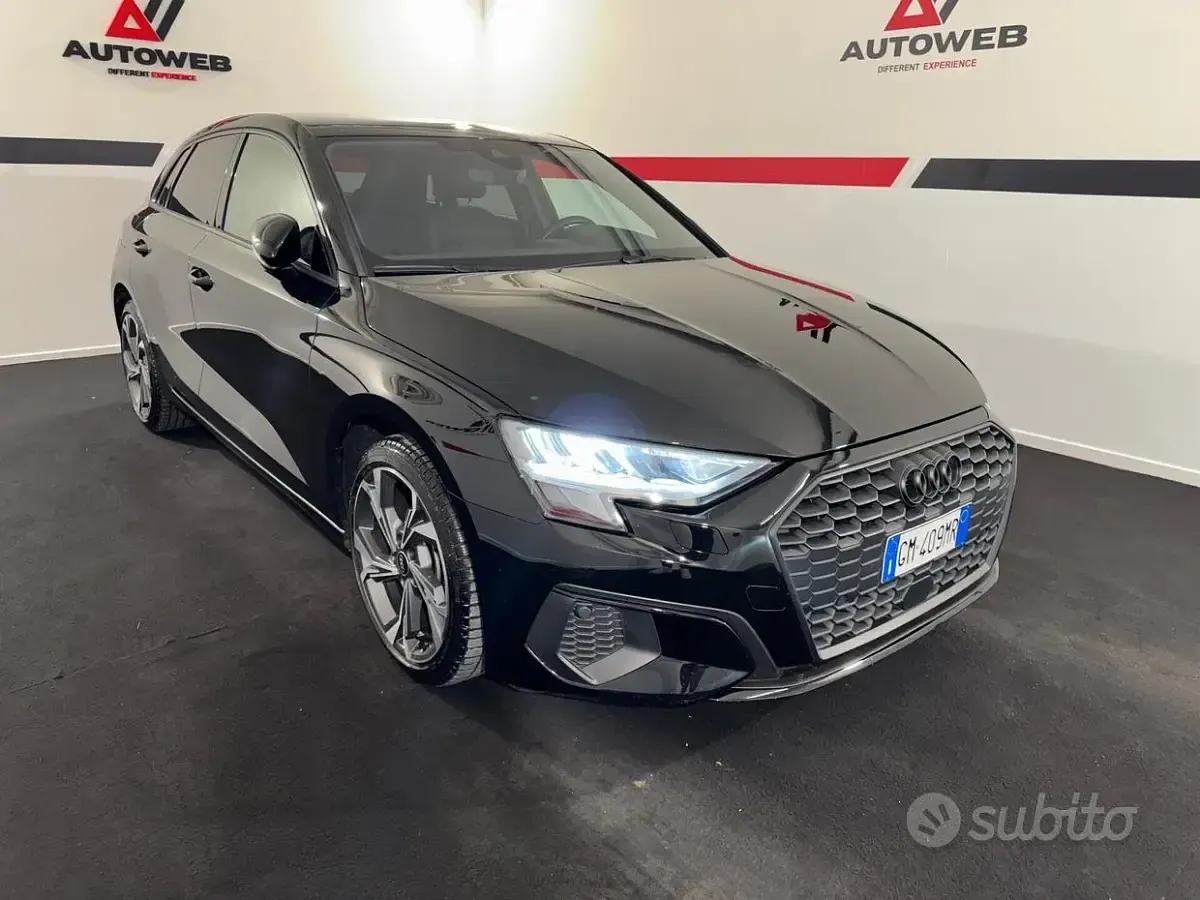 Usata Audi A3 Advanced 116 CV (85 kW) 2023 Nero Berlina